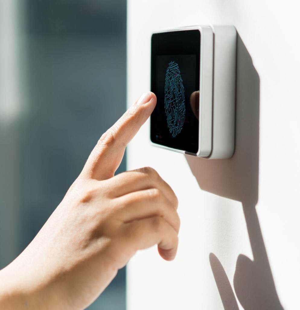 fingerprint access for home automation